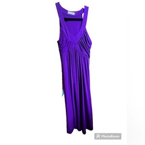 Calvin Klein purple cocktail dress